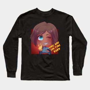 Korra Chibi Long Sleeve T-Shirt